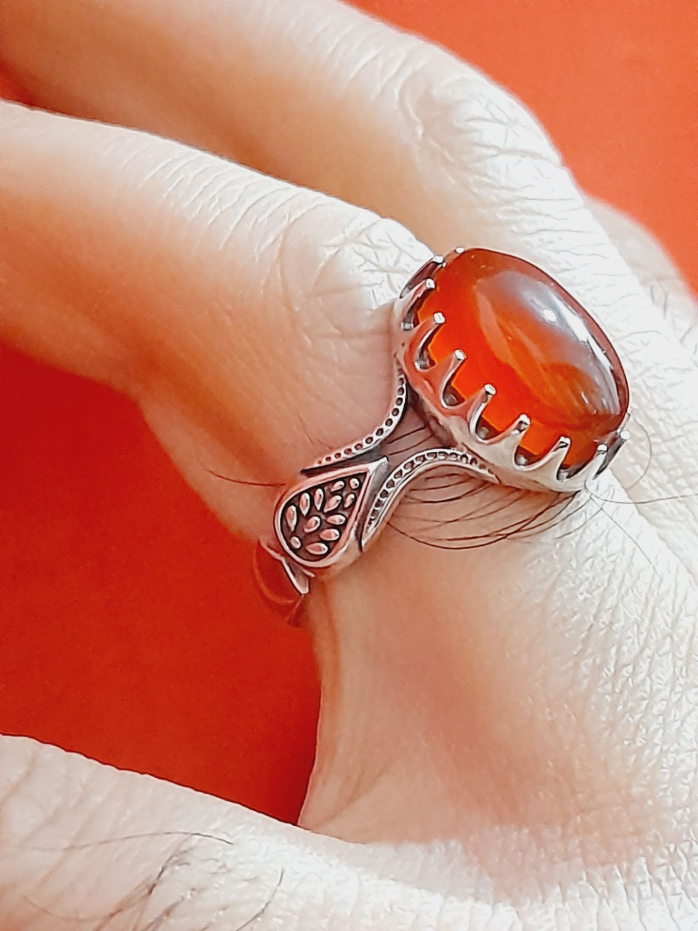 انگشتر طرح گندمی