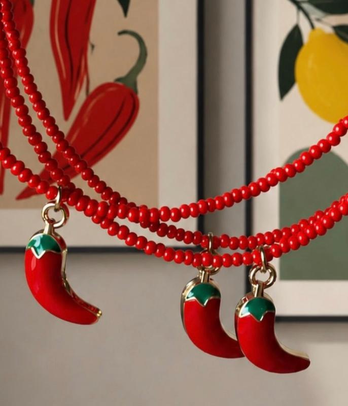 گردنبند منجوقی فلفل 🌶