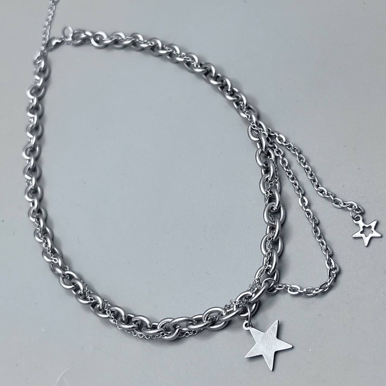 گردنبند ستاره استیل آویزدار⭐️-image